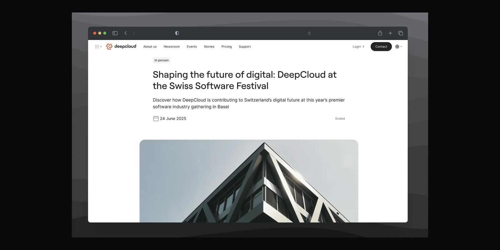 DeepCloud at Swiss Software Festival 2025 — Marketing campaign by Andrea Bogoni
