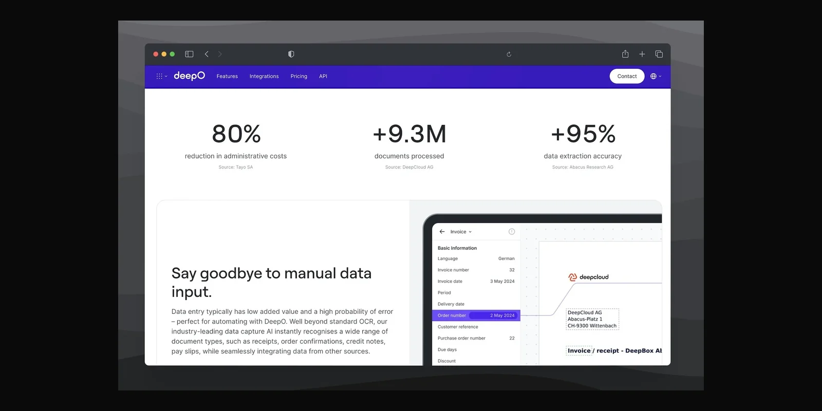 DeepO — AI-powered data extraction — Marketing by Andrea Bogoni