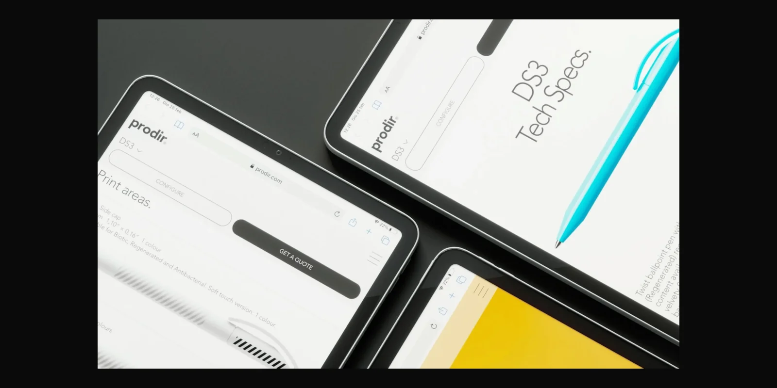 Prodir.com website redesign — Digital project led by Andrea Bogoni